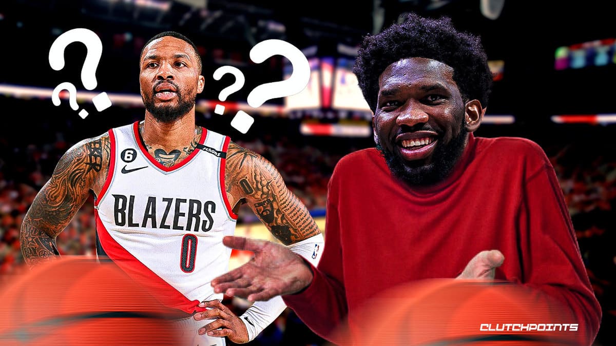 Damian Lillard, Joel Embiid, Portland Trail Blazers,