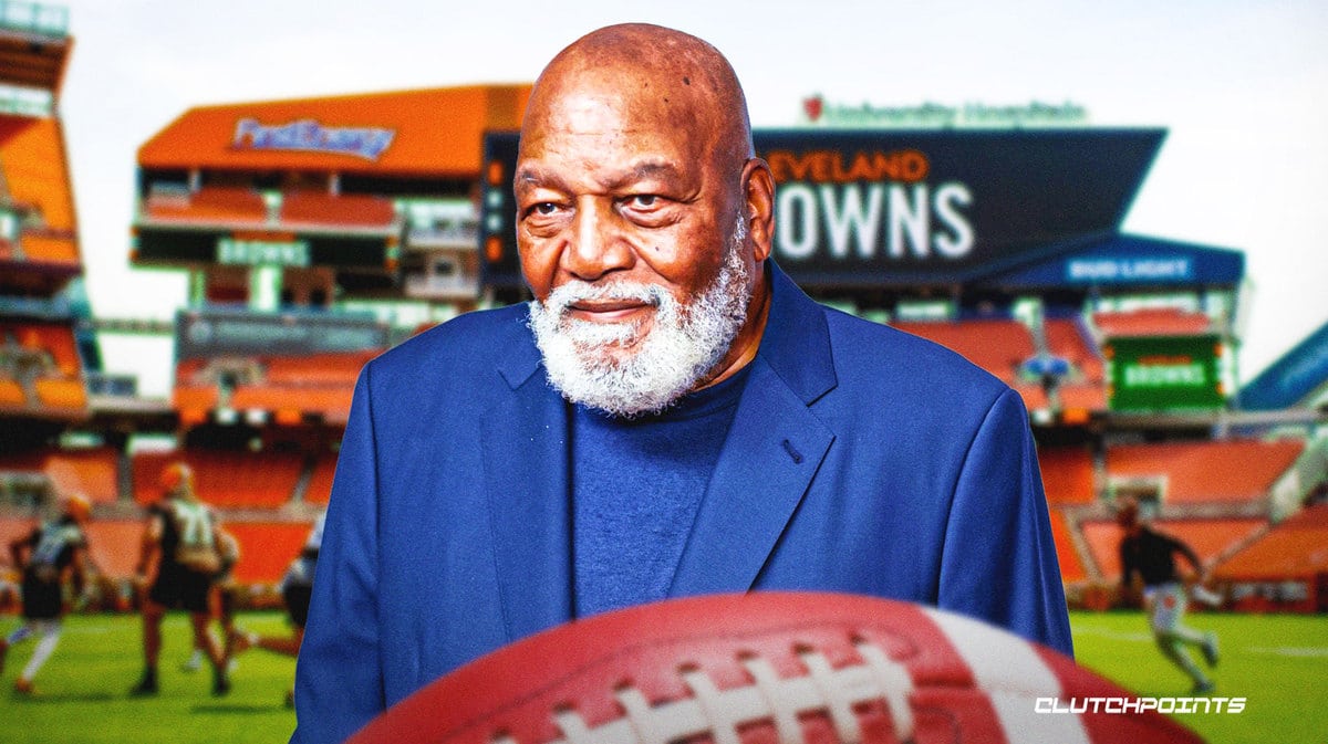 NFL Jim Brown Cleveland Browns passing reactions