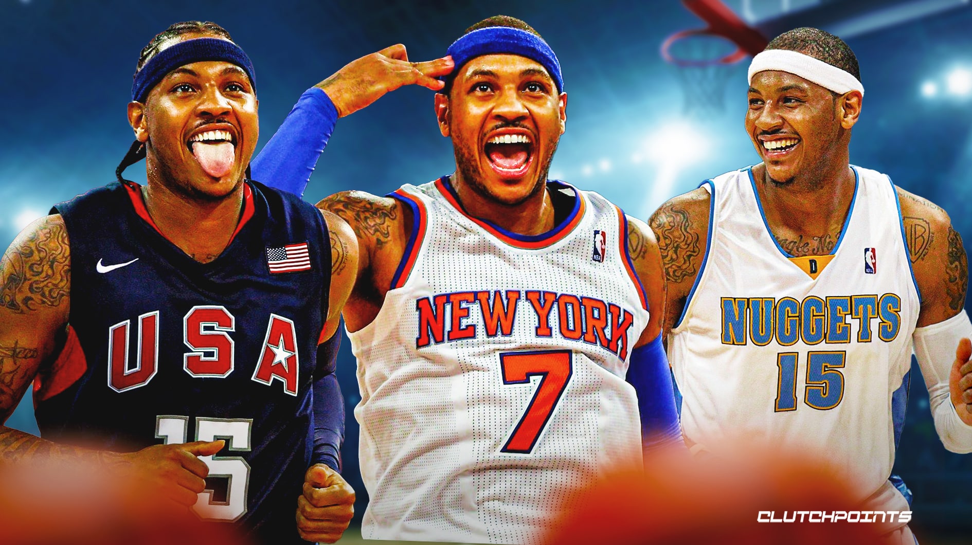 Carmelo Anthony, Knicks, Nuggets