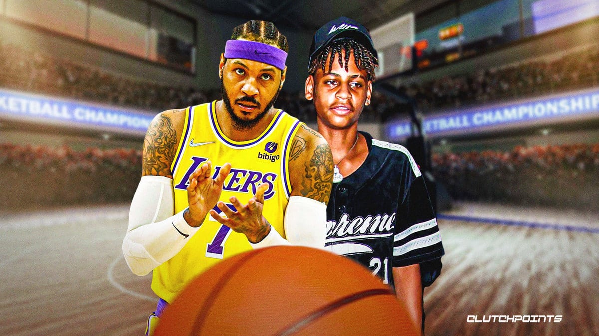 Carmelo Anthony, LeBron James, Lakers, Kiyan Anthony