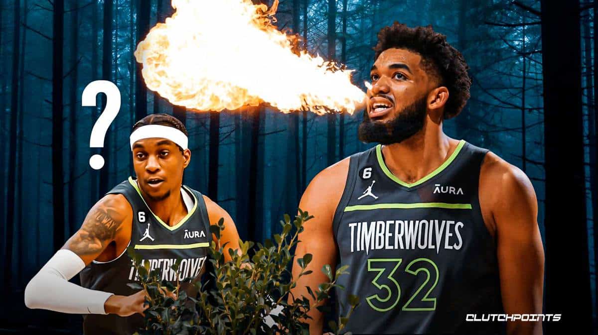 Karl-Anthony Towns, Jaden McDaniels, Minnesota Timberwolves