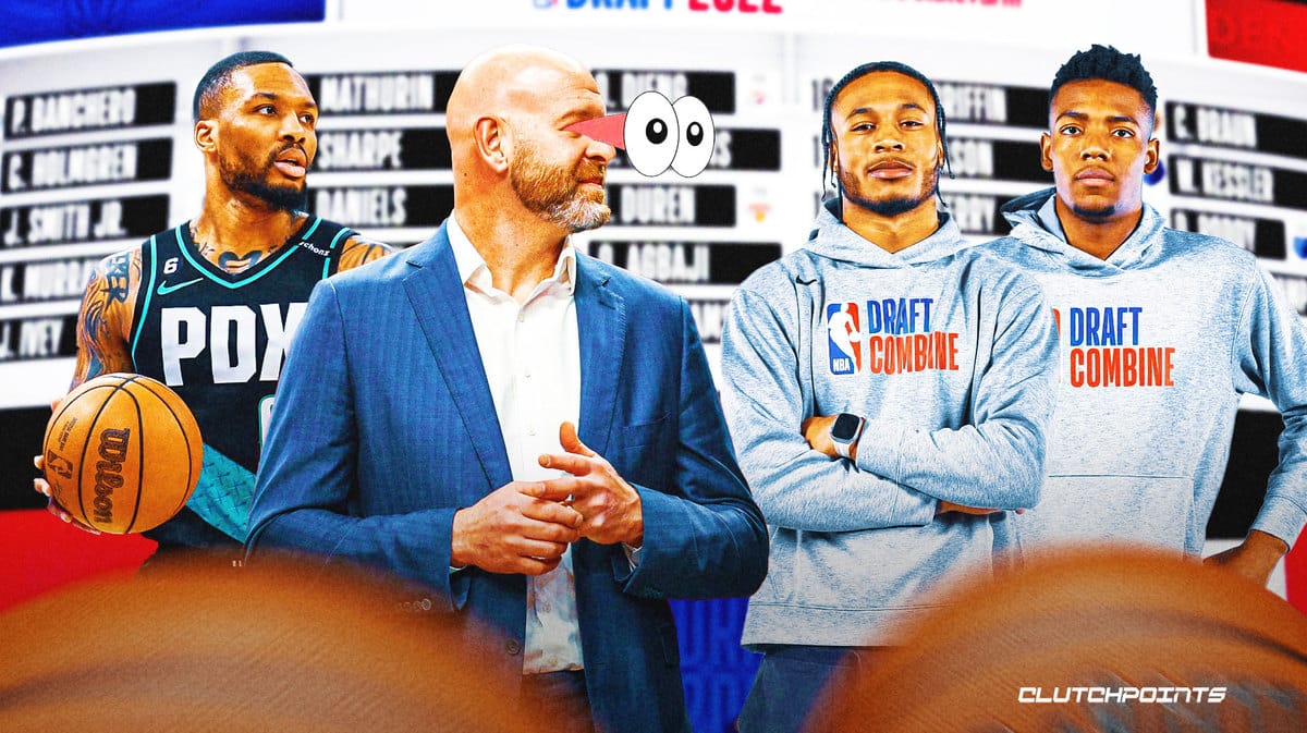 Damian Lillard, Joe Cronin, Blazers, 2023 NBA Draft, Cam Whitmore, Brandon Miller