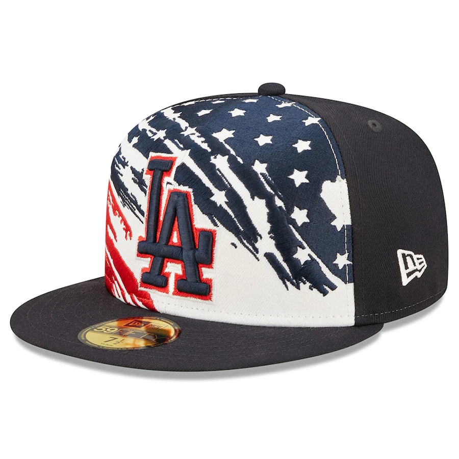 Los Angeles Dodgers New Era Americana Patch 59FIFTY Fitted Hat - Red