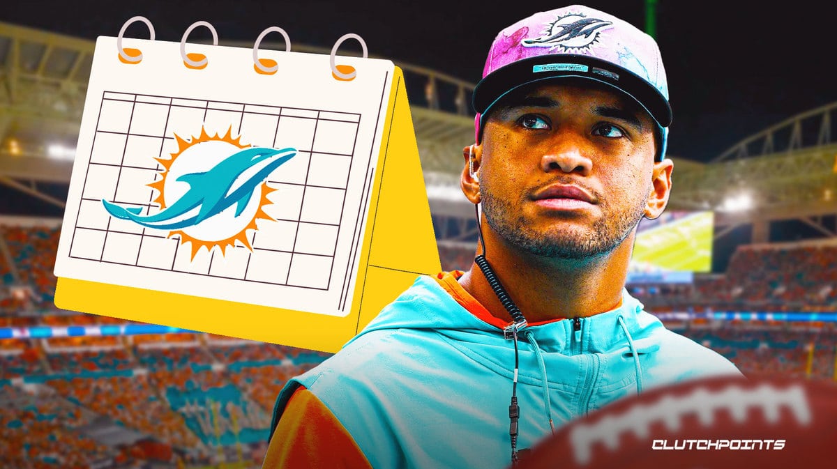 Schedule released for 2023 Miami Dolphins season 