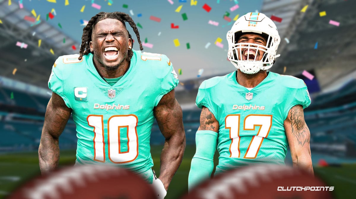 Jaylen Waddle, Tyreek Hill, Miami Dolphins, Jaylen Waddle Dolphins, Dolphins All-Pro