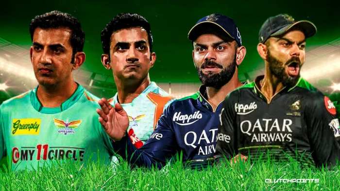 Virat Kohli, Gautam Gambhir, RCB, Royal Challengers Bangalore, LSG, Lucknow Super Giants, IPL, Indian Premier League,