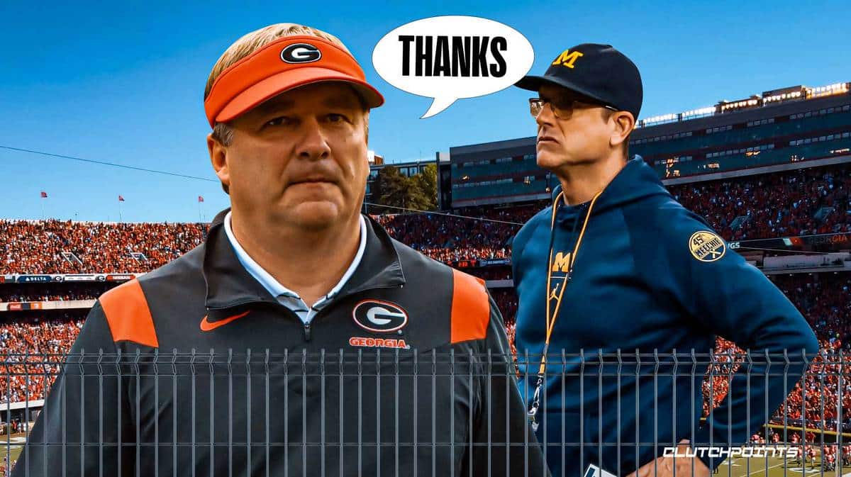 Kirby Smart, Jim Harbaugh, Georgia Football, Michigan Football