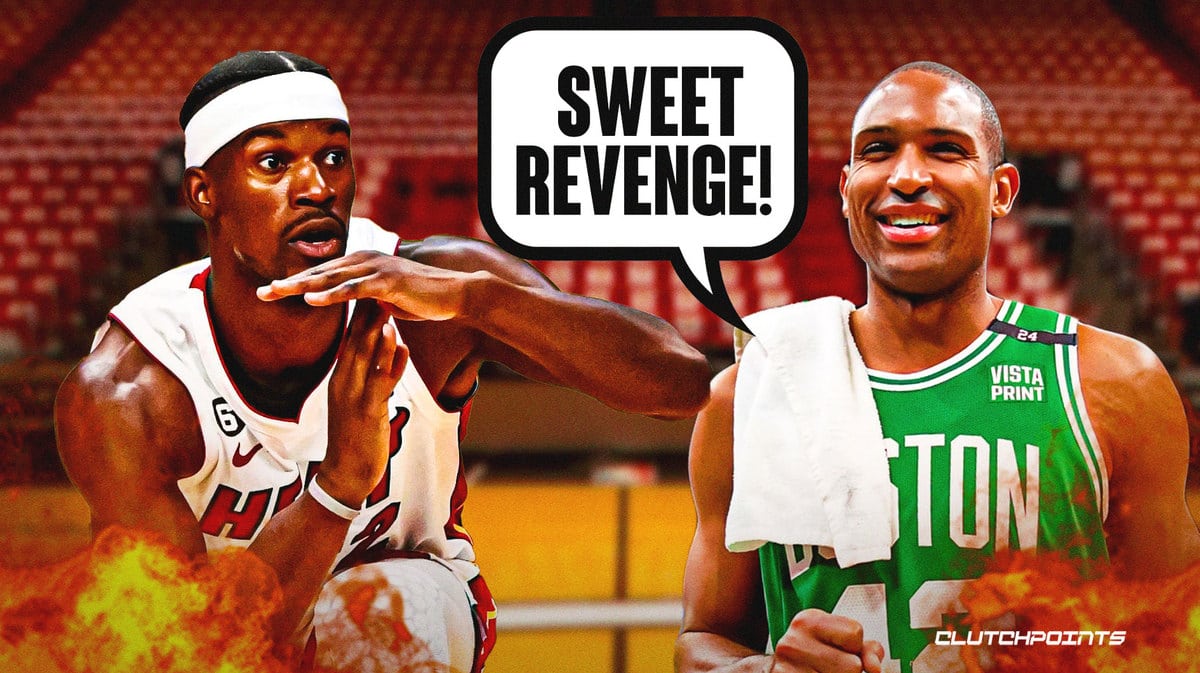 Jimmy Butler Al Horford timeout Celtics Heat