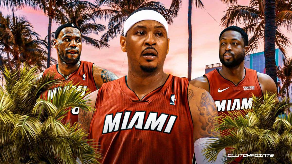 Carmelo Anthony, LeBron, Dwyane Wade