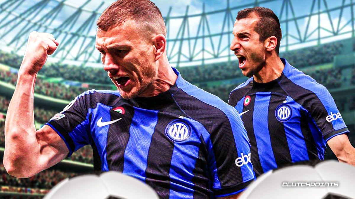 Henrikh Mkhitaryan, Edin Dzeko, Inter Milan, Champions League, AC Milan