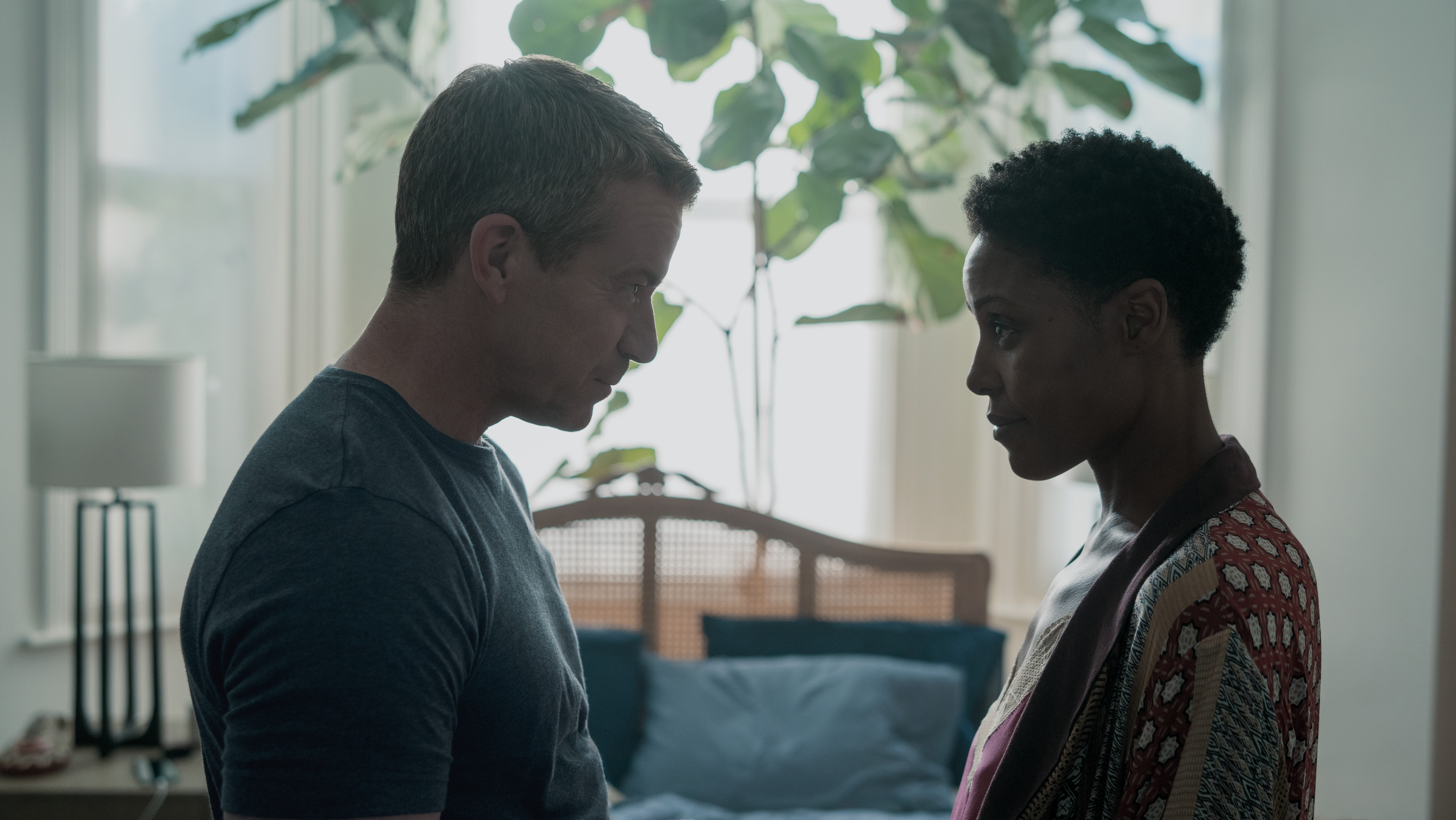 Max Beesley and Christine Adams in Hijack