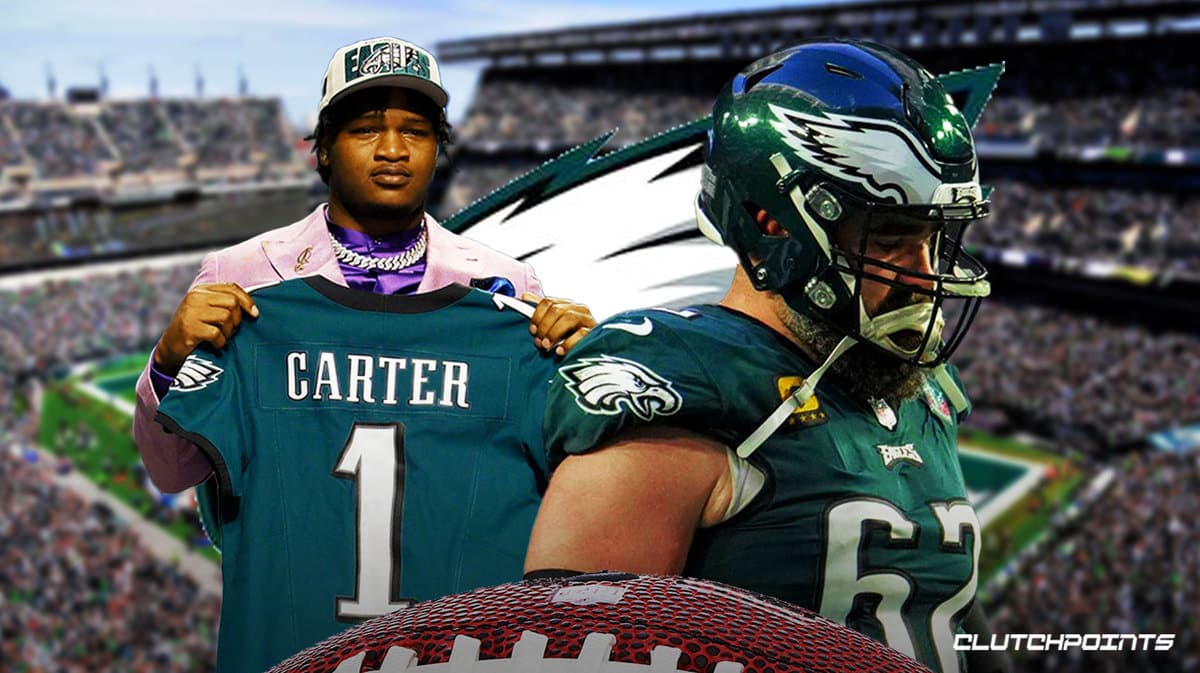 Jalen Carter, Jason Kelce, Eagles, NFL Draft