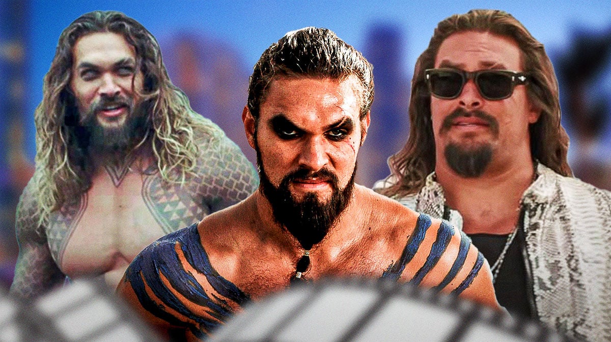 Jason Momoa in Aquaman, Game of Thrones and Fast X.