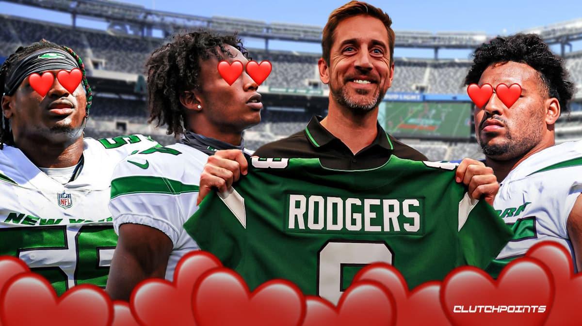 Garrett Wilson, Aaron Rodgers, Jets