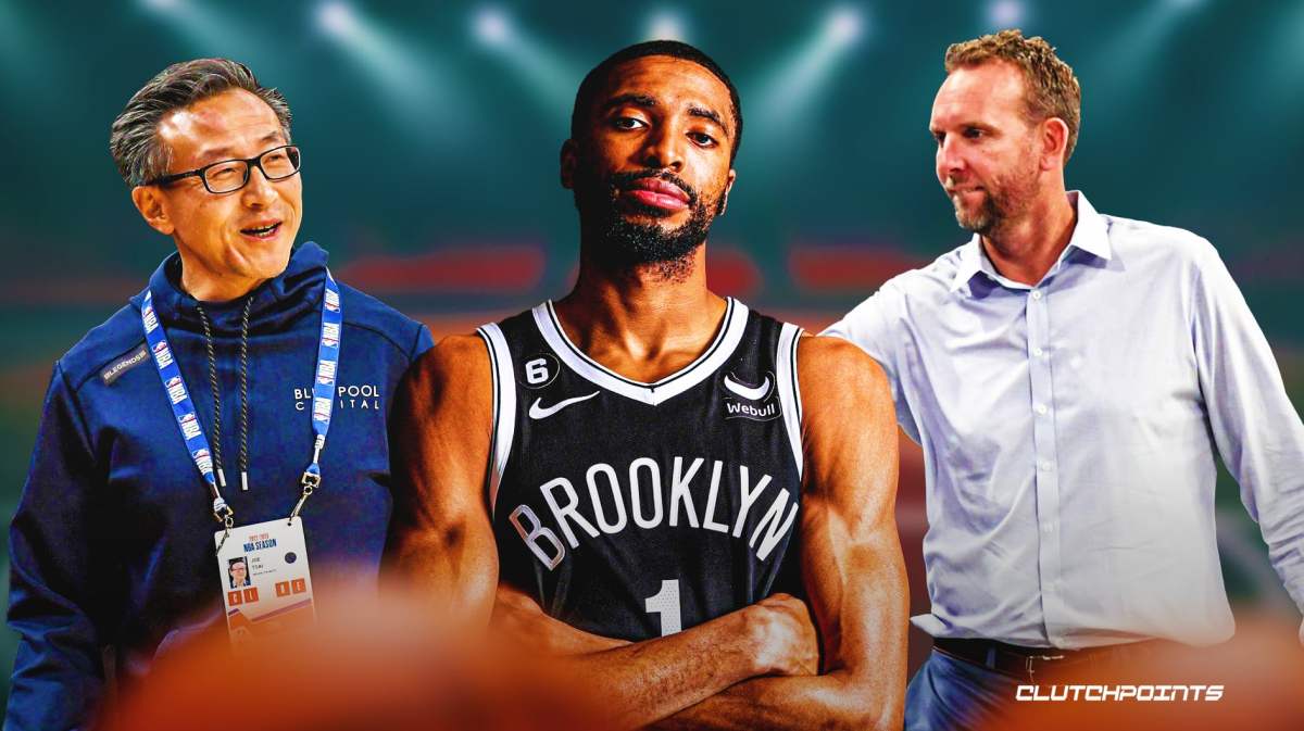 Joe Tsai, Mikal Bridges, Sean Marks, Nets