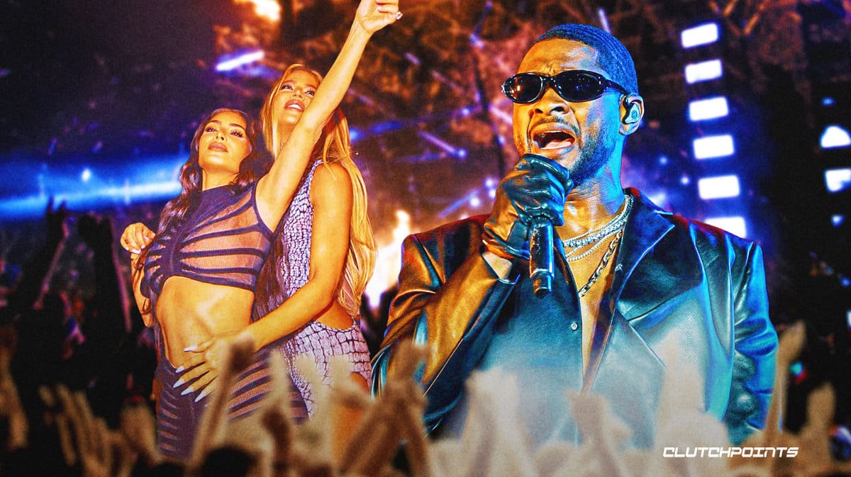 Usher, Khloe Kardashian, Kim Kardashian