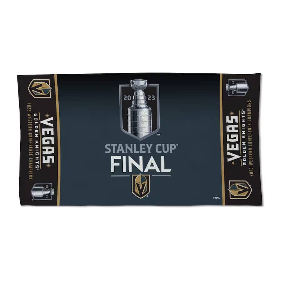 Knights WinCraft '23 Champs locker room 22" x 42" double-sided towel.
