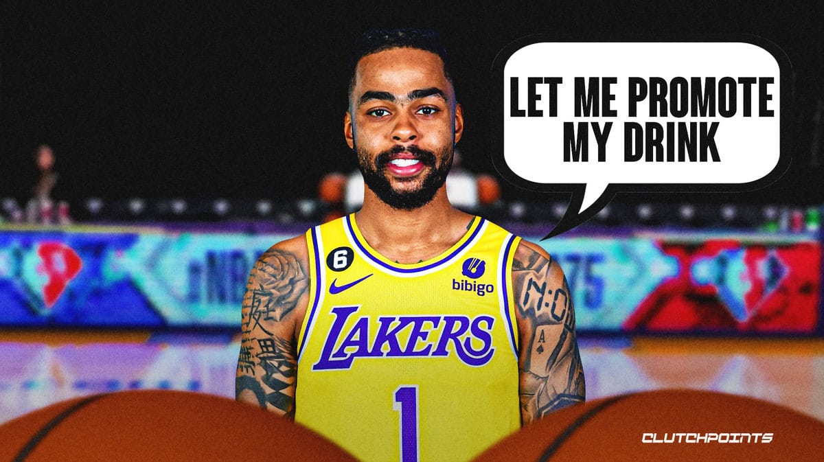 D'Angelo Russell Hilariously Shut Down For Postgame Drink Promo