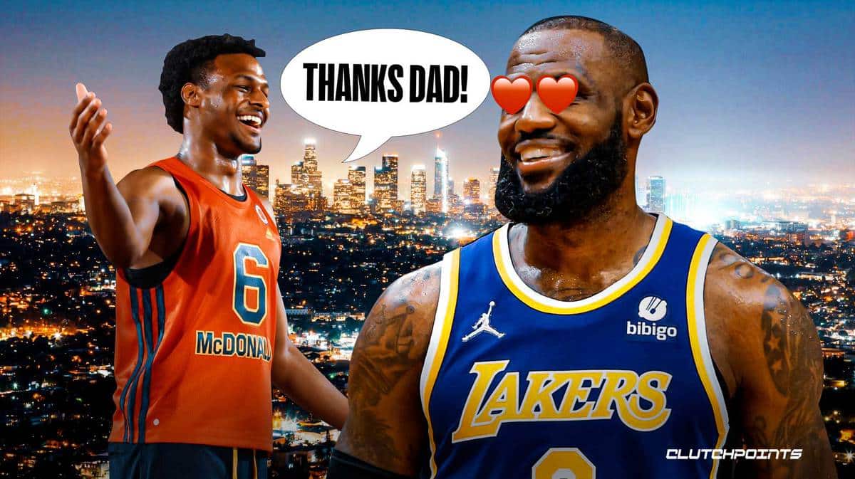 LeBron James, Los Angeles Lakers, Bronny James