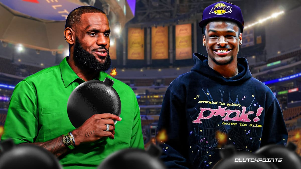 LeBron James Lakers Bronny James NBA