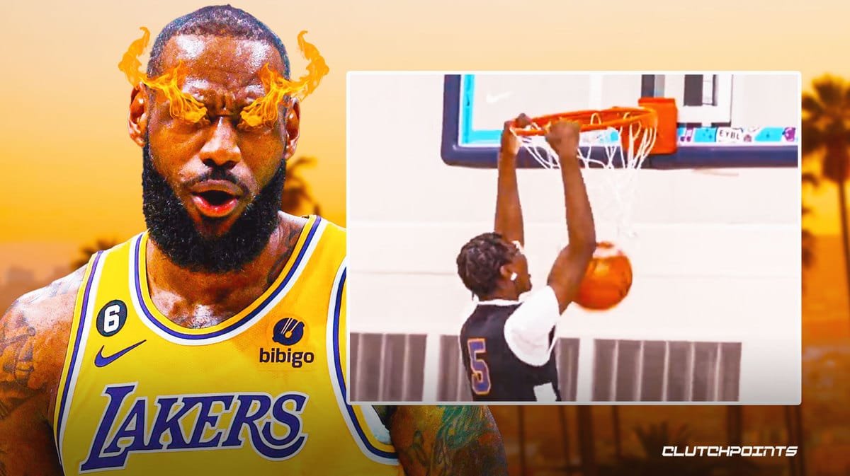 LeBron James, Bryce James, Los Angeles Lakers