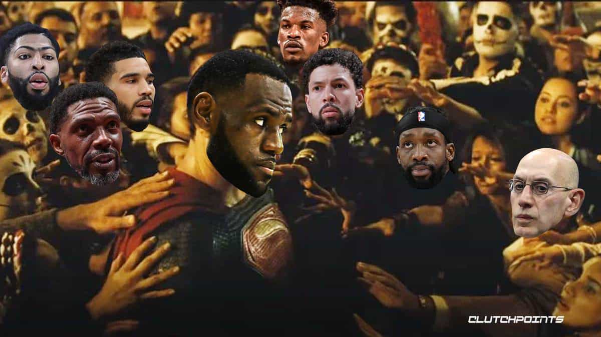 LeBron James, Austin Rivers, Lakers