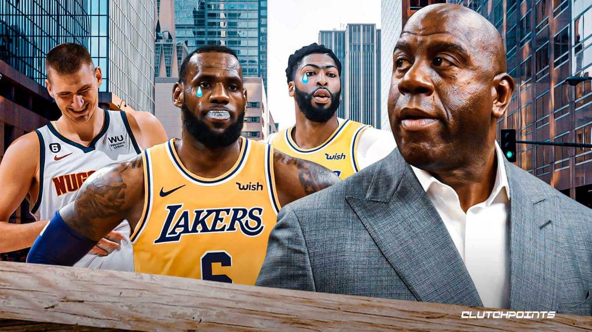 Magic Johnson, Nikola Jokic, LeBron James, Anthony Davis
