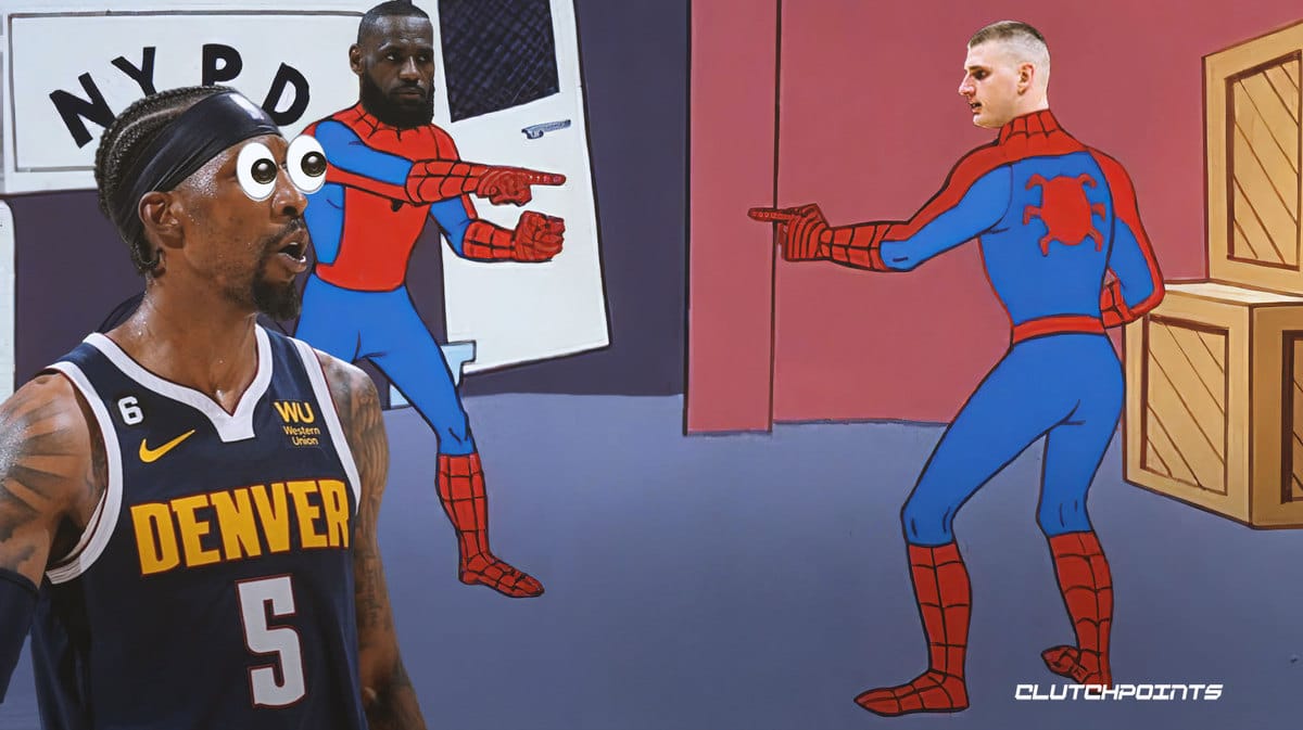 Kentavious Caldwell-Pope, LeBron James, Nikola Jokic, Los Angeles Lakers, NBA Playoffs, Denver Nuggets