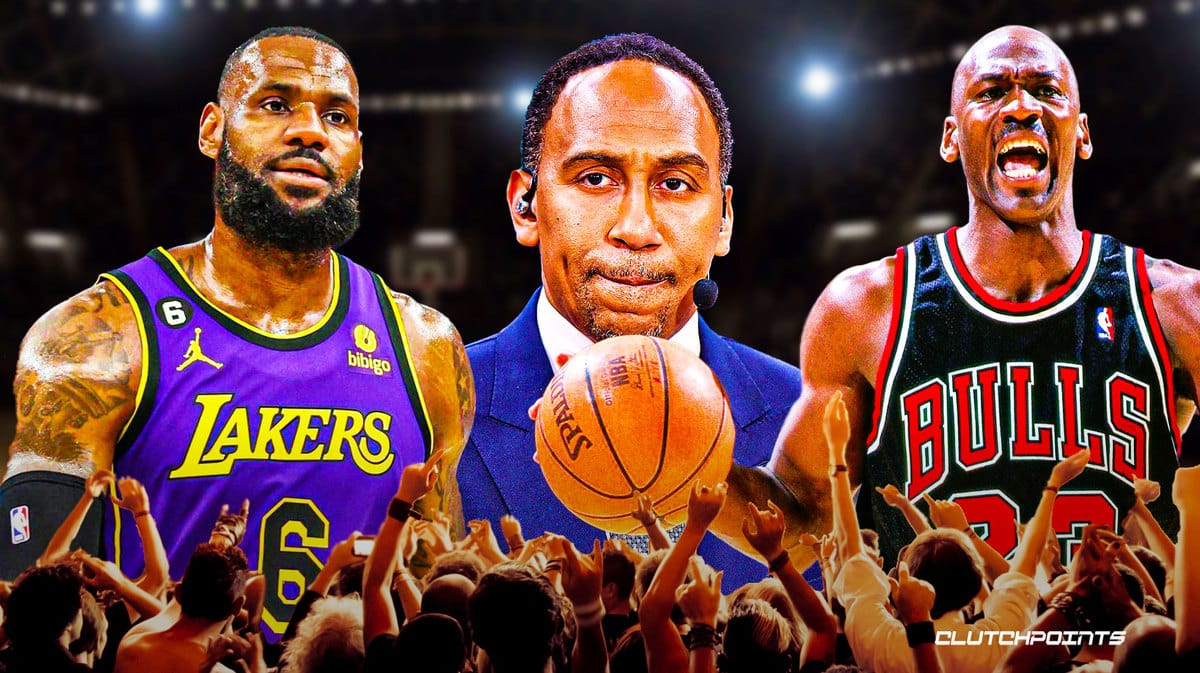 LeBron James, Michael Jordan, Stephen A. Smith, Los Angeles Lakers, Chicago Bulls