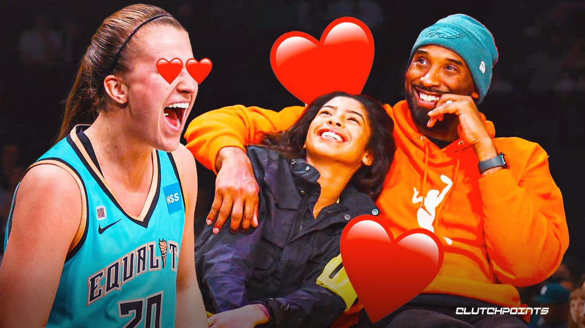Sabrina Ionescu, new York Liberty, Kobe Bryant, Gigi Bryant, Los Angeles Lakers