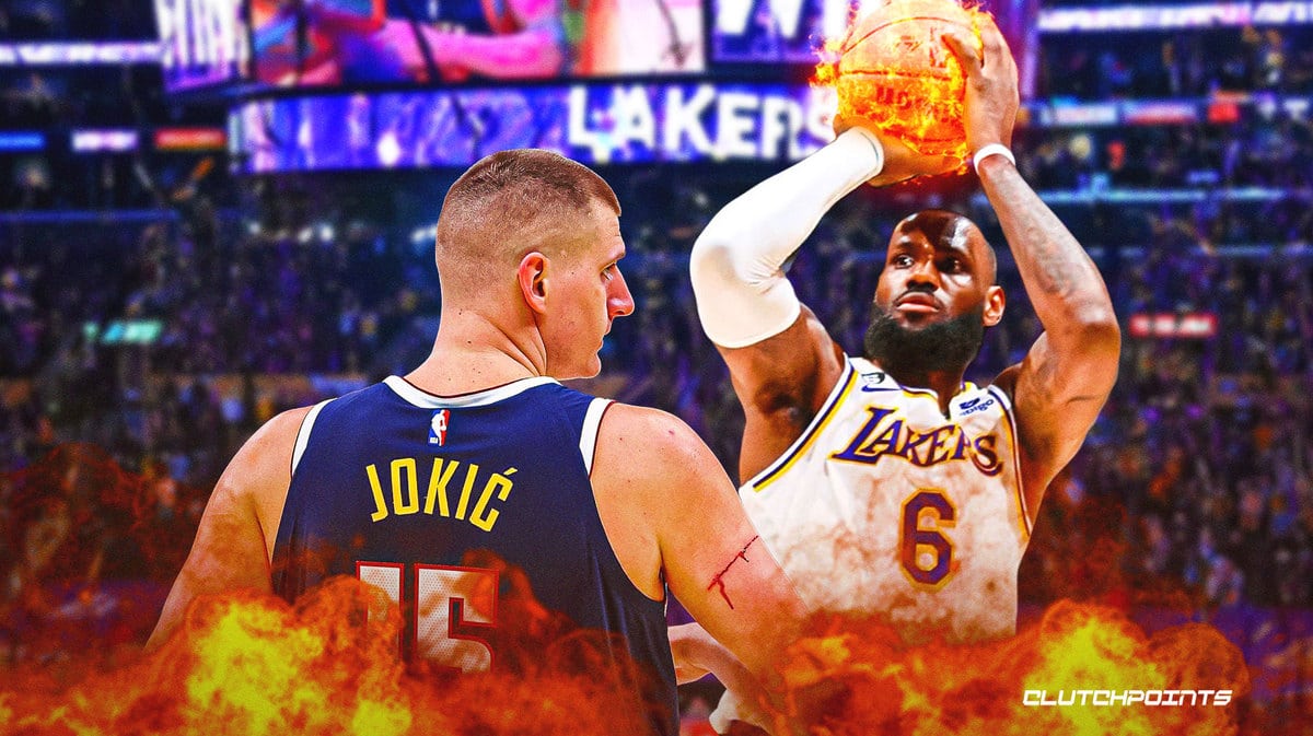 LeBron James, Nikola Jokic, Los Angeles Lakers, Denver Nuggets, NBA Playoffs