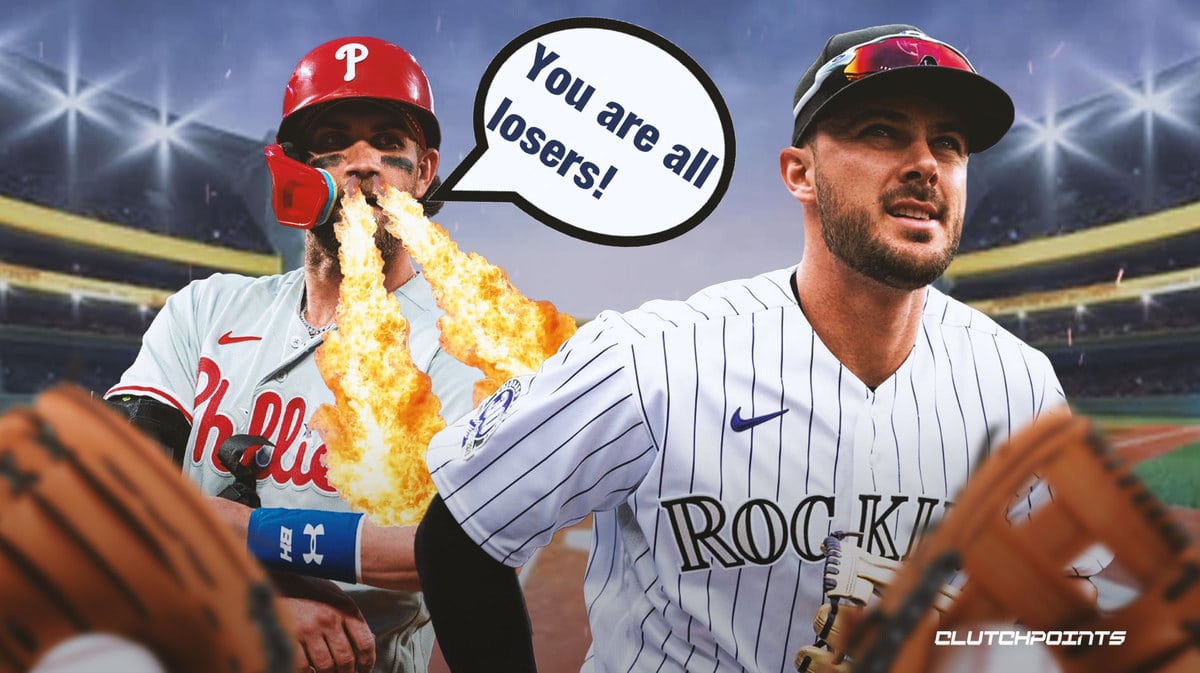 Bryce Harper, Phillies, Bryson Stott, Rockies