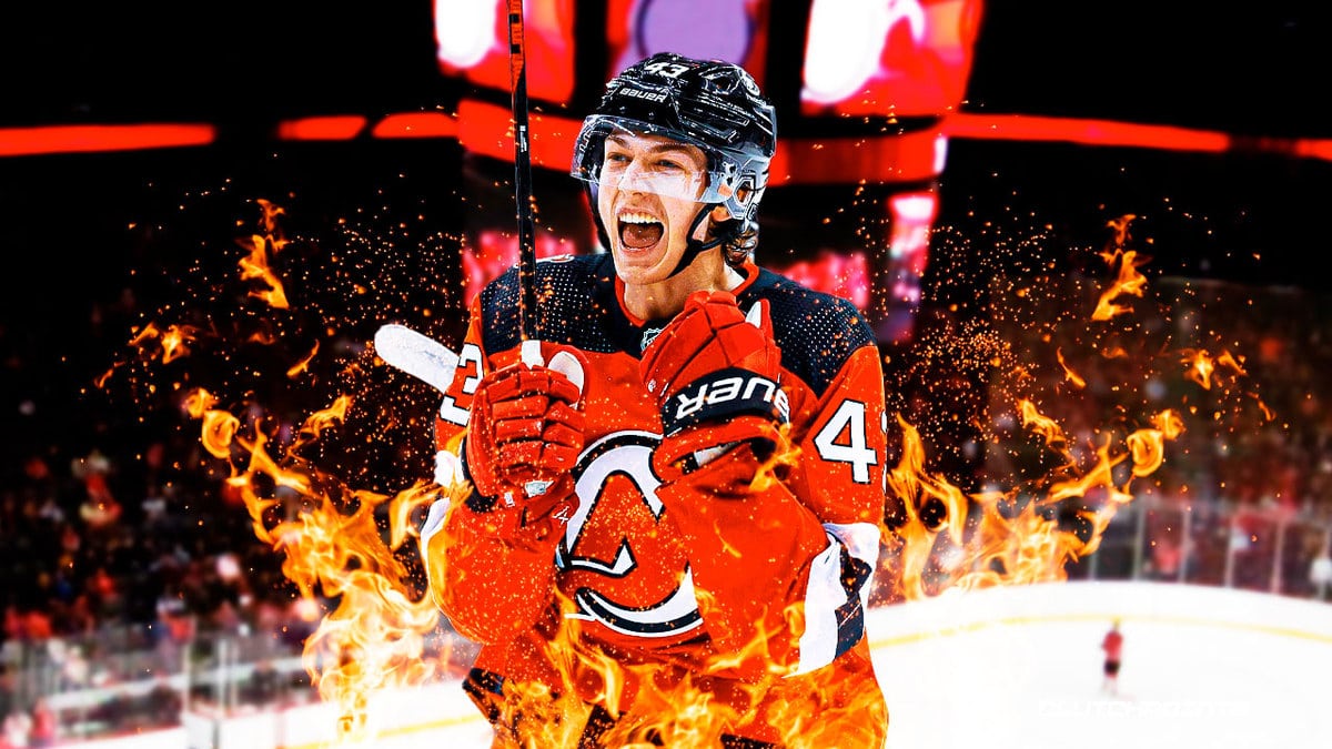 Luke Hughes, New Jersey Devils, Stanley Cup Playoffs, Devils Hurricanes