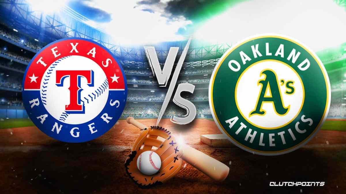 Rangers Athletics prediction