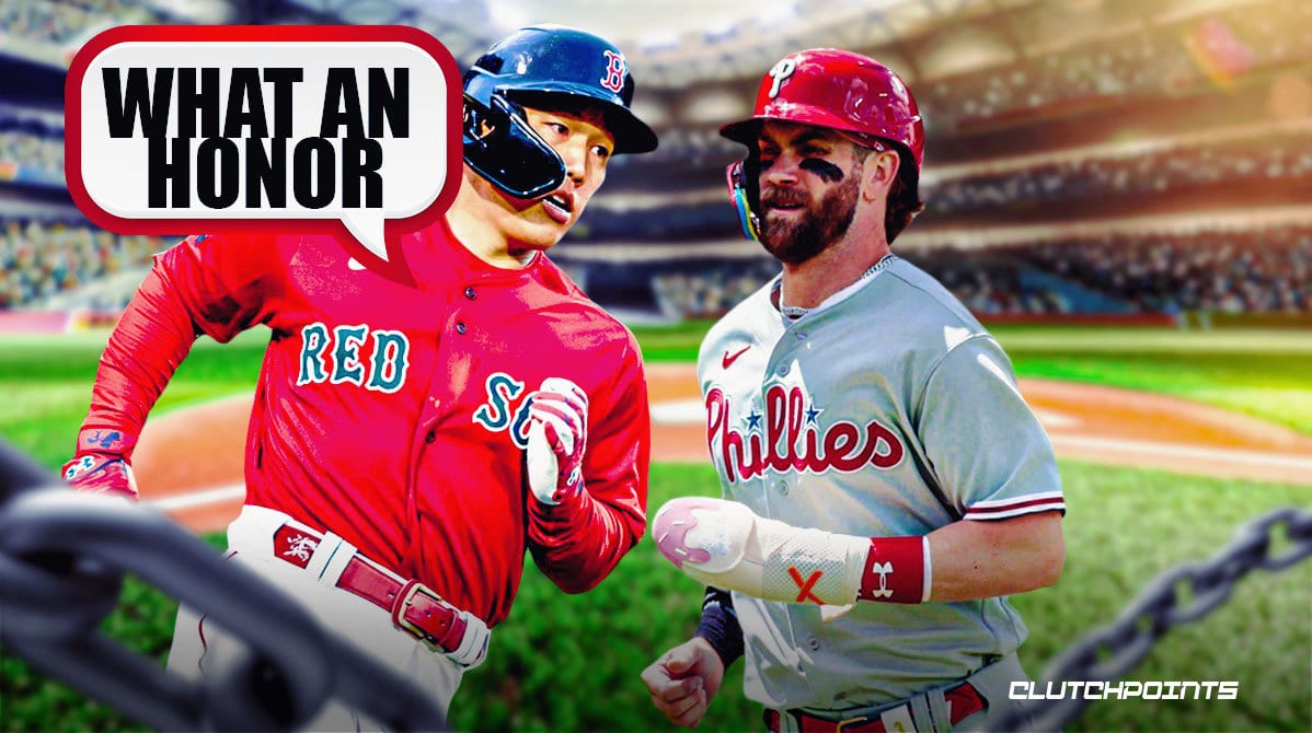 Masataka Yoshida, Bryce Harper, Boston Red Sox
