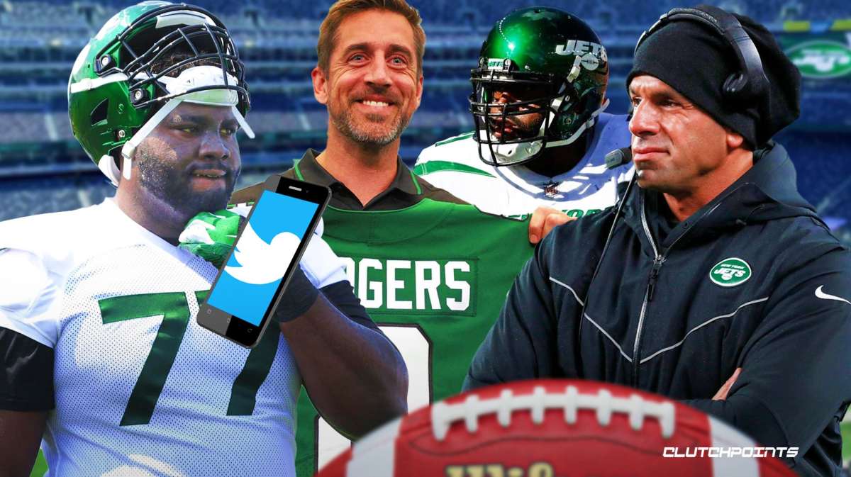 Mekhi Becton, Robert Saleh, Jets, Aaron Rodgers