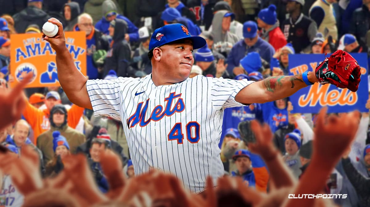 Mets BArtolo Colon first pitch Citi Field