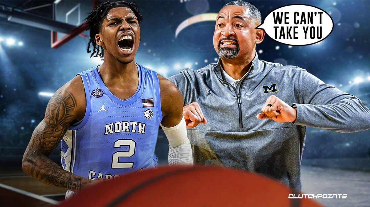 Caleb Love, Michigan basketball, North Carolina basketball, Juwan Howard, Hubert Davis