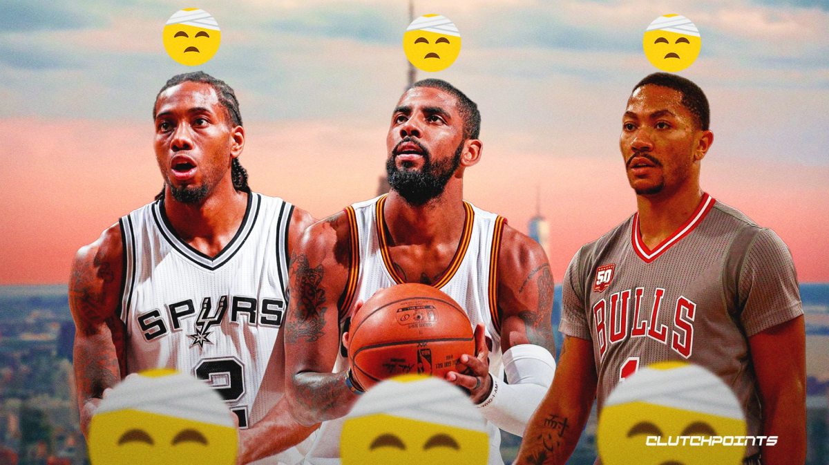 NBA Playoffs, Kawhi Leonard, Derrick Rose, Kyrie Irving, NBA Playoffs injuries