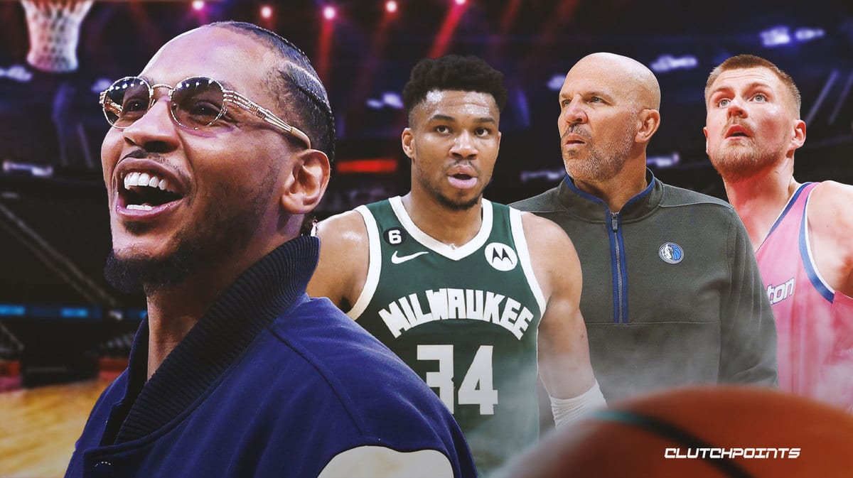Giannis Antetokounmpo, Jason Kidd, Carmelo Anthony