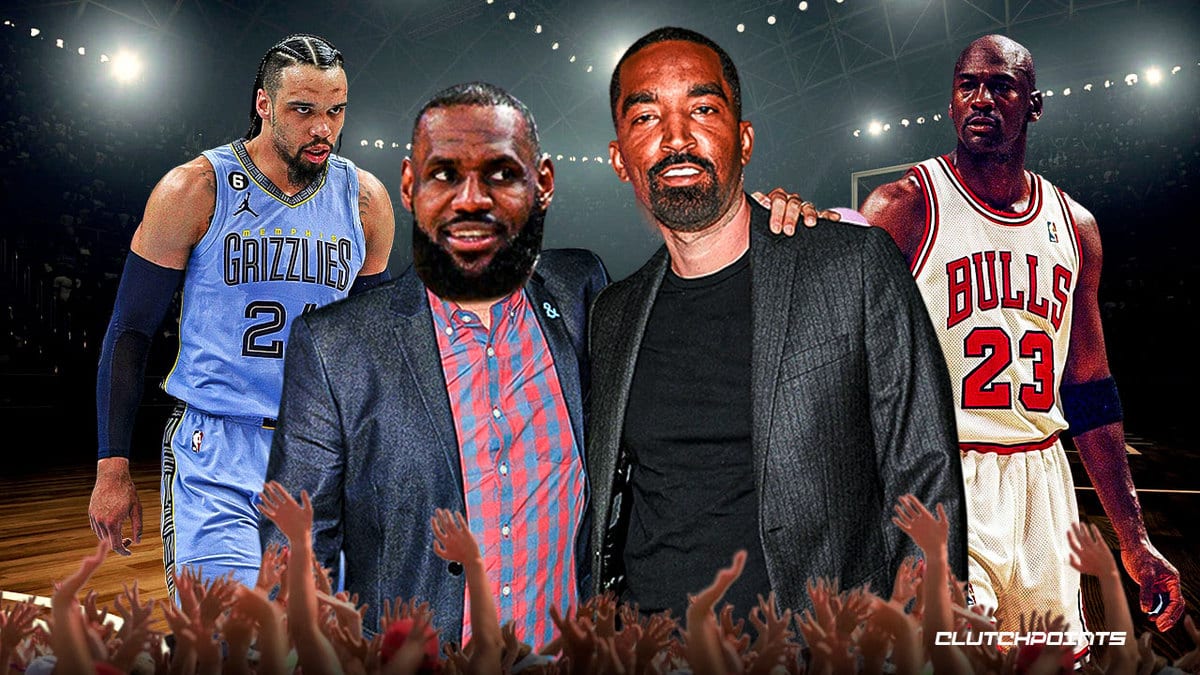 JR Smith, Michael Jordan, Dillon Brooks, LeBron James