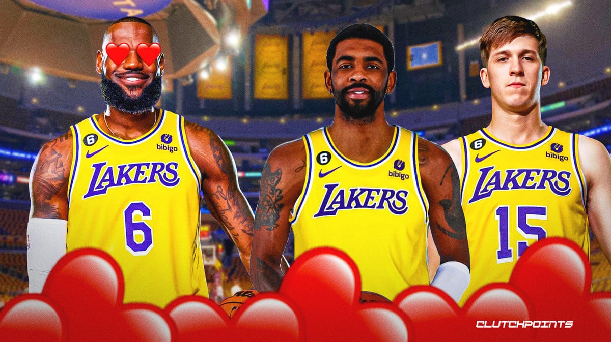 Lakers, Kyrie Irving, Austin Reaves, LeBron James, Anthony Davis