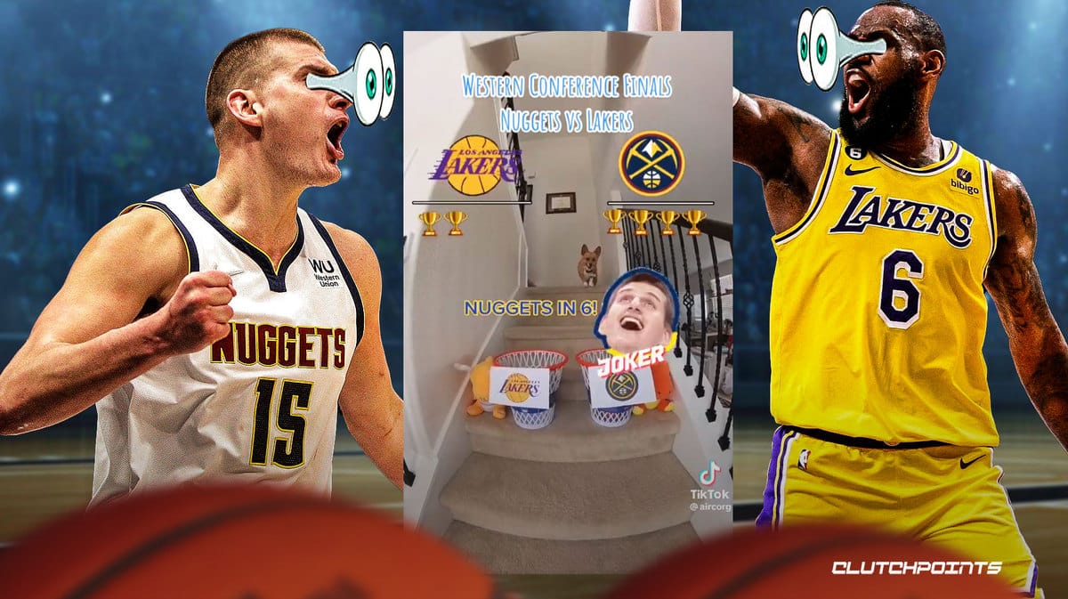 Los Angeles Lakers, Denver Nuggets, NBA Playoffs, TikTok Corgi