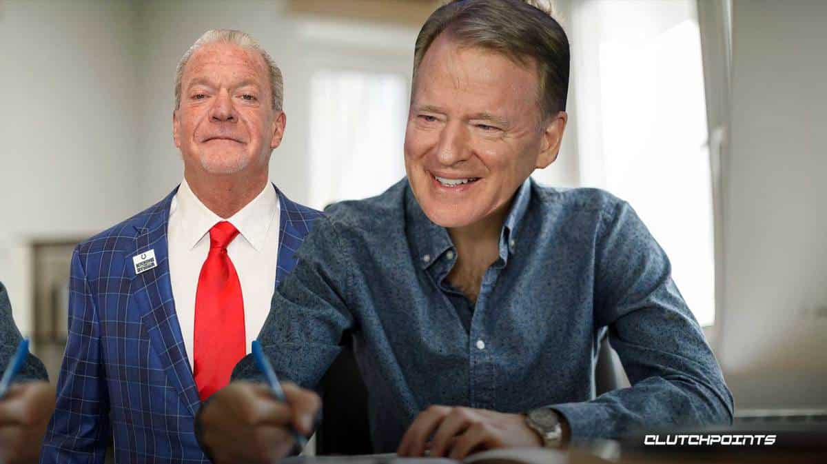 Jim Irsay, Roger Goodell