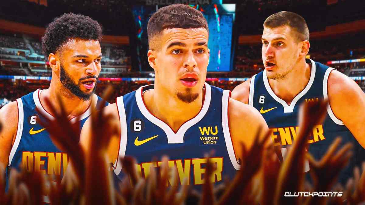 Michael Porter Jr., Nikola Jokic, Jamal Murray, Denver Nuggets