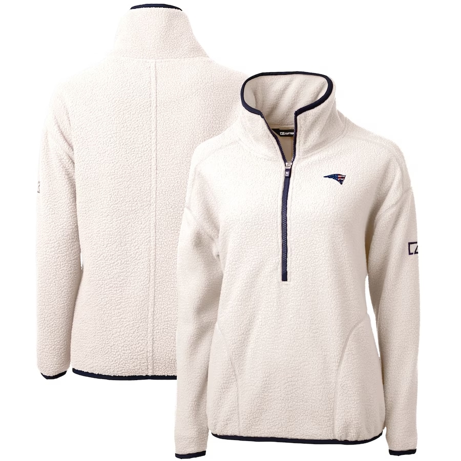 Women's New Era Cream Dallas Cowboys Sherpa Full-Zip Jacket