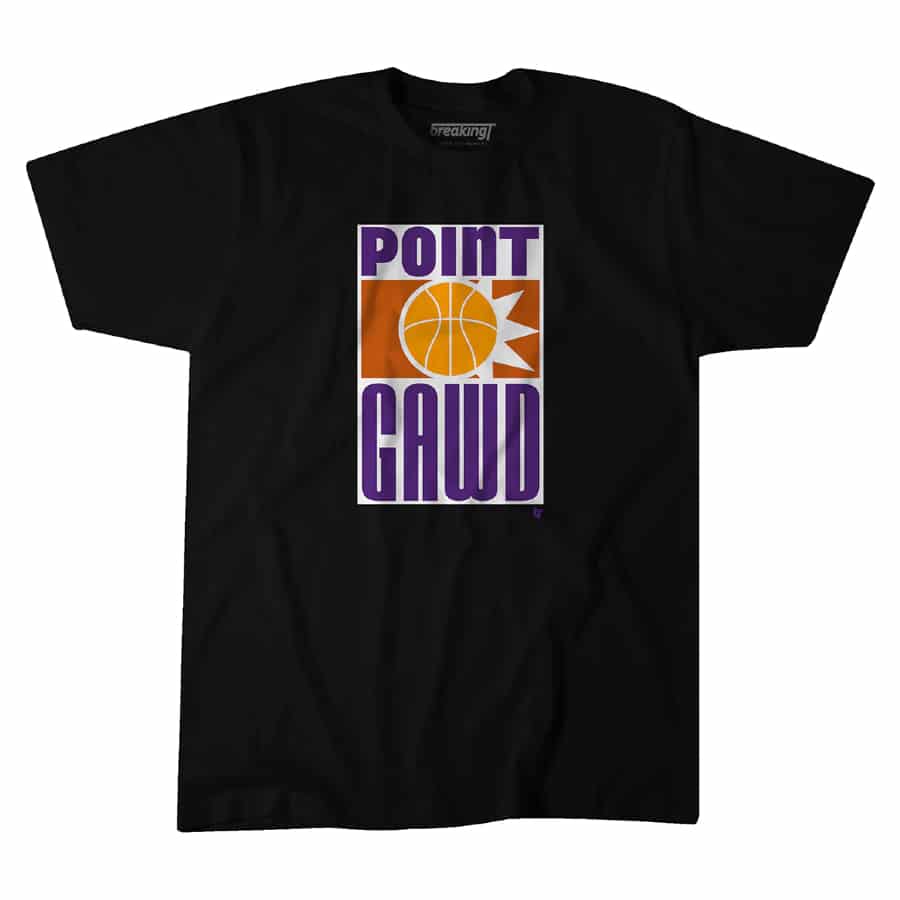 Phoenix point gawd t-shirt - Black colorway on a white background.