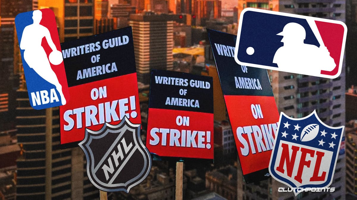 WGA, writers strike, pro athletes