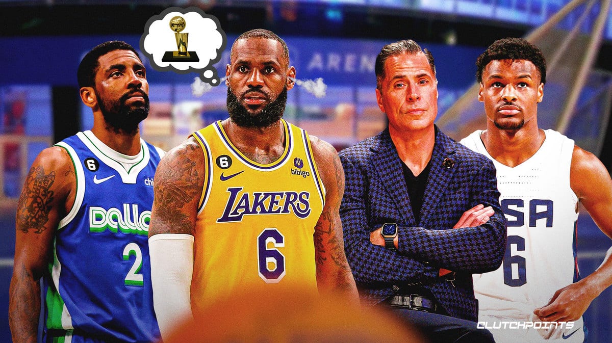 LeBron James, Los Angeles Lakers, Kyrie Irving, Bronny James