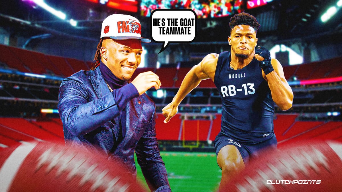 Bijan Robinson, Roschon Johnson, Texas football, Bears, Falcons